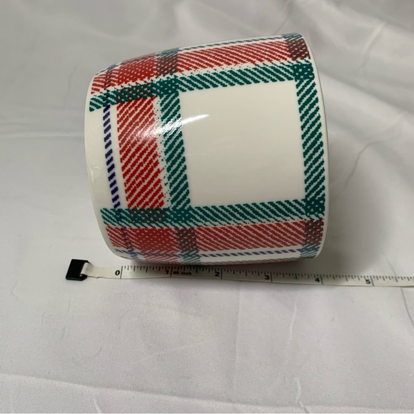 Starbucks Festive Plaid Mug - Red, Green, and White - Picture 7 of 7